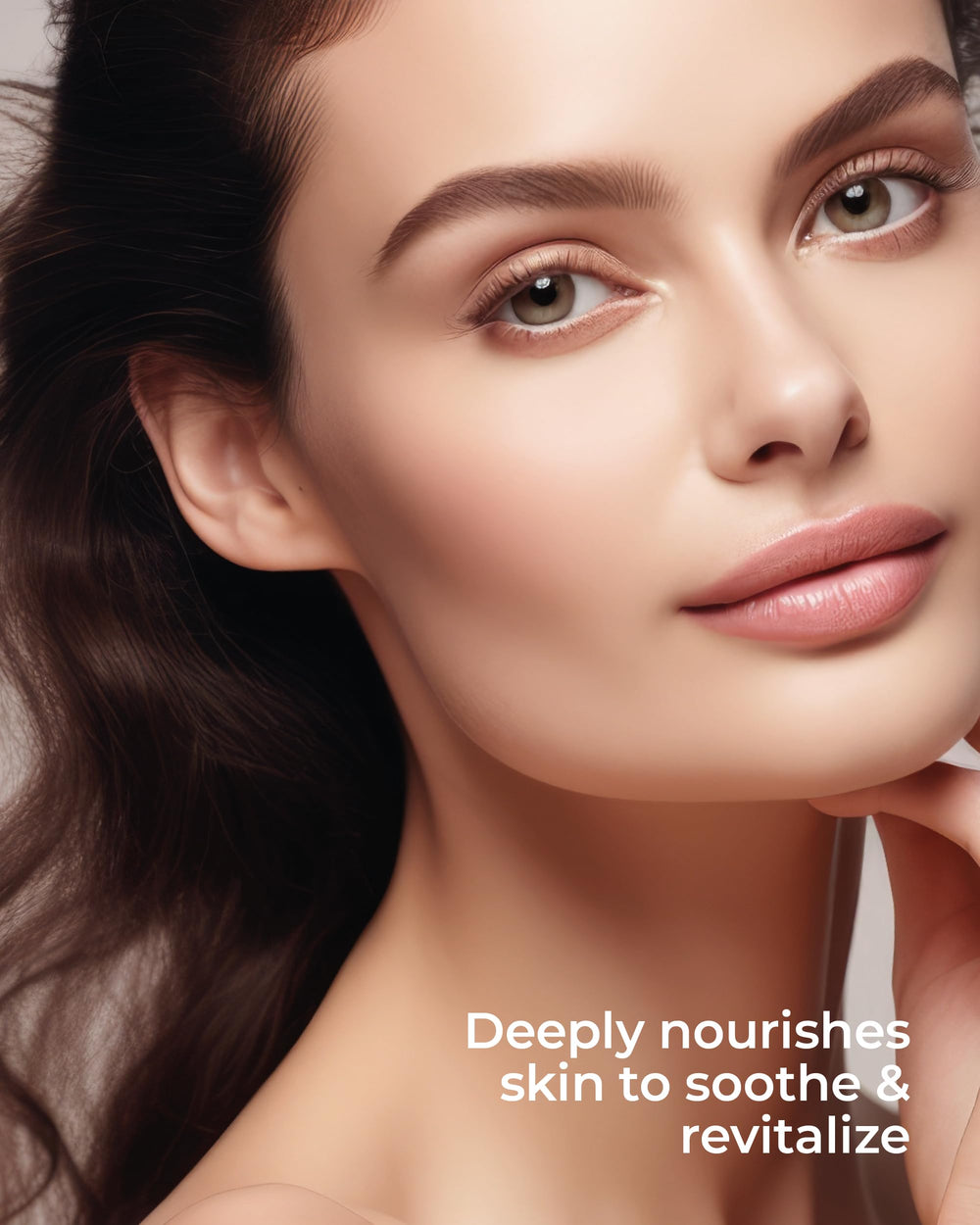 Moisturized look after mask removal showing improved texture.