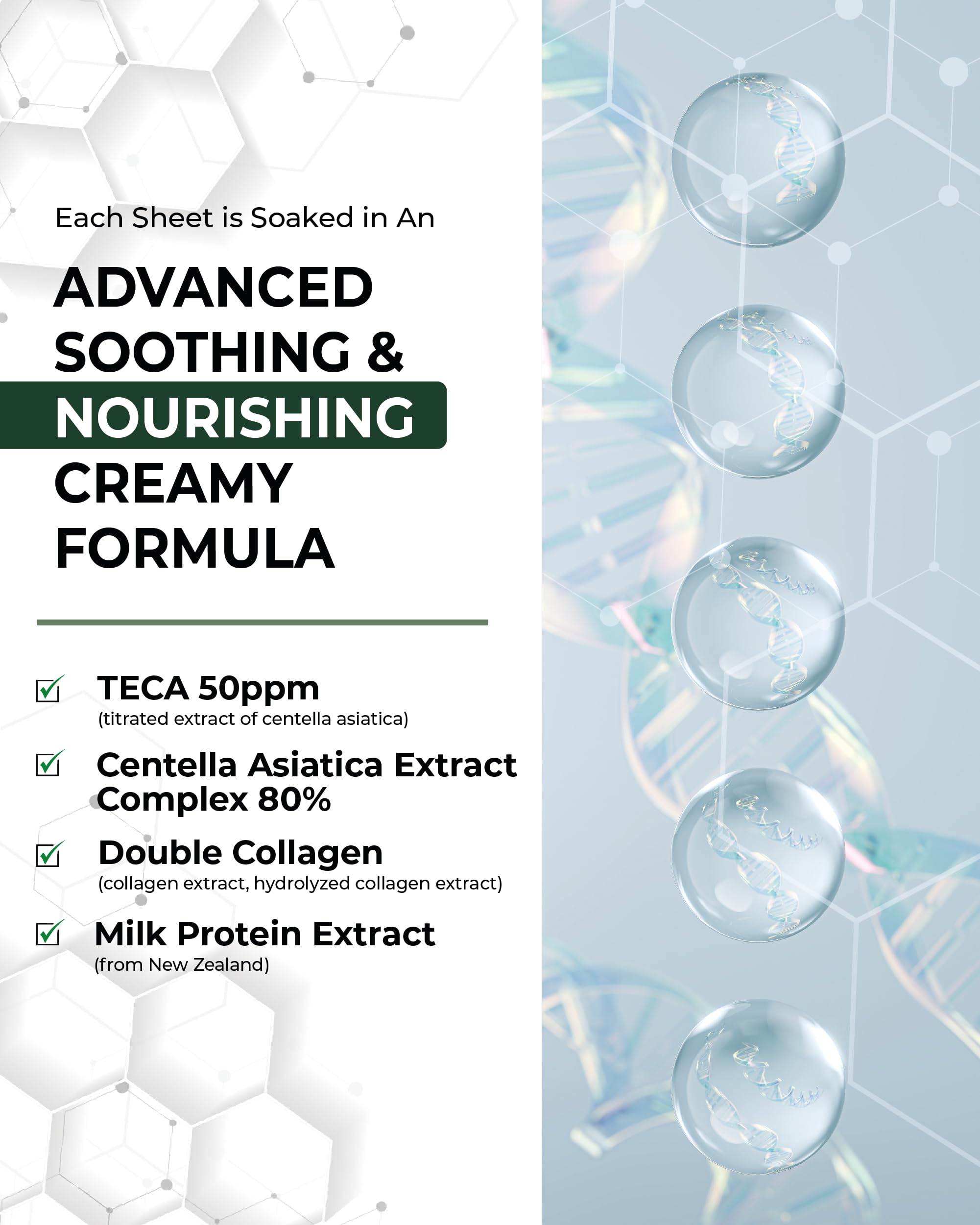 CENTELLIAN 24 Madeca Mask features collagen and milk protein for firmer look