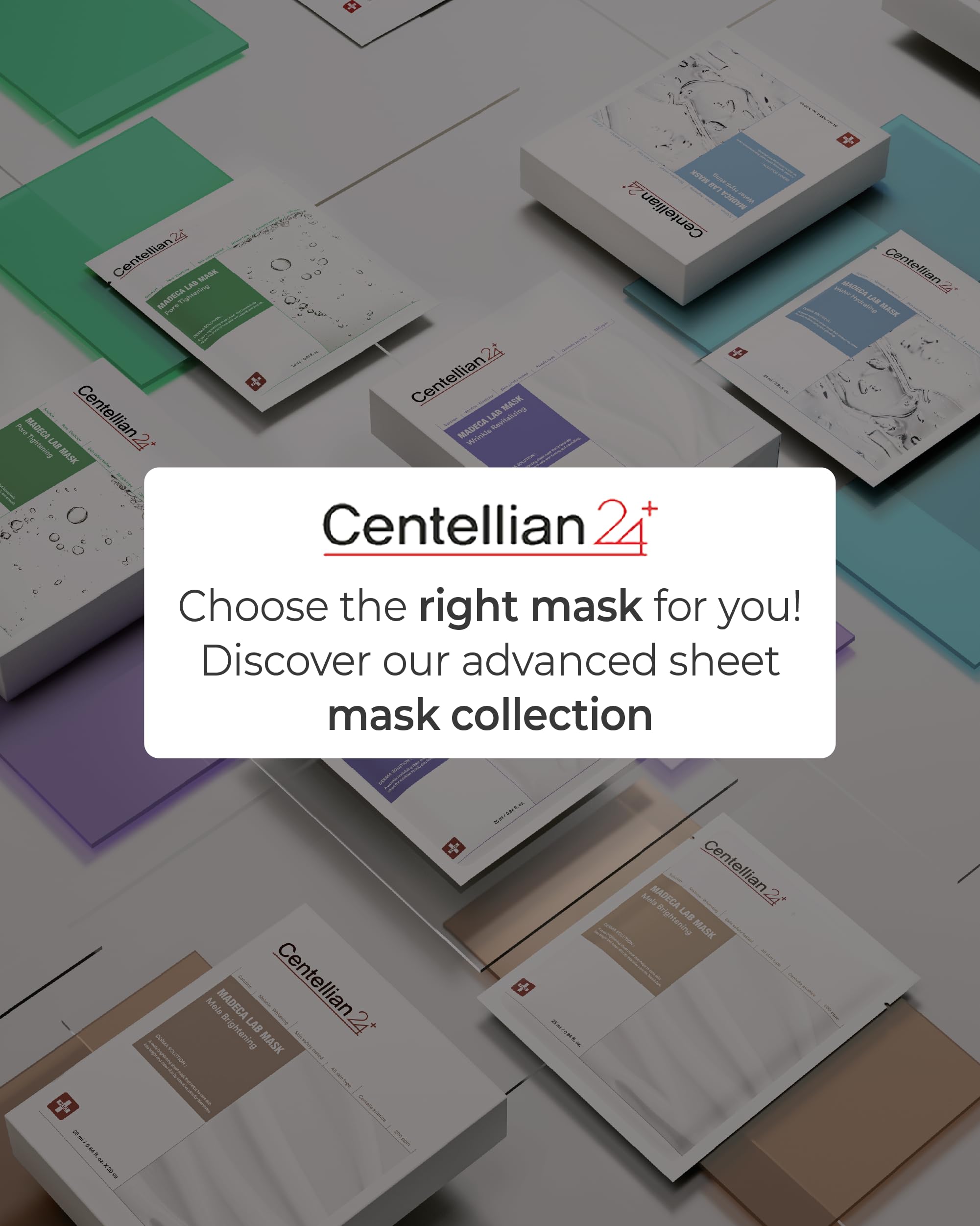 CENTELLIAN 24 Madeca Mask packaging close-up highlighting premium derma-care
