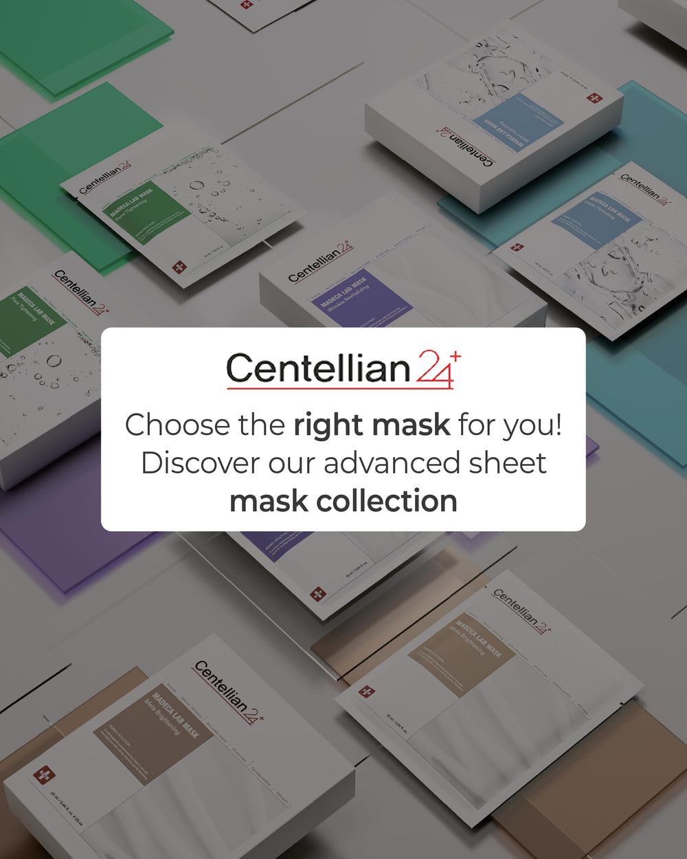 CENTELLIAN 24 Madeca Mask packaging close-up highlighting premium derma-care