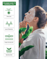 Centellian 24 Lab Mask anti-sebum target reduces shine and oiliness.