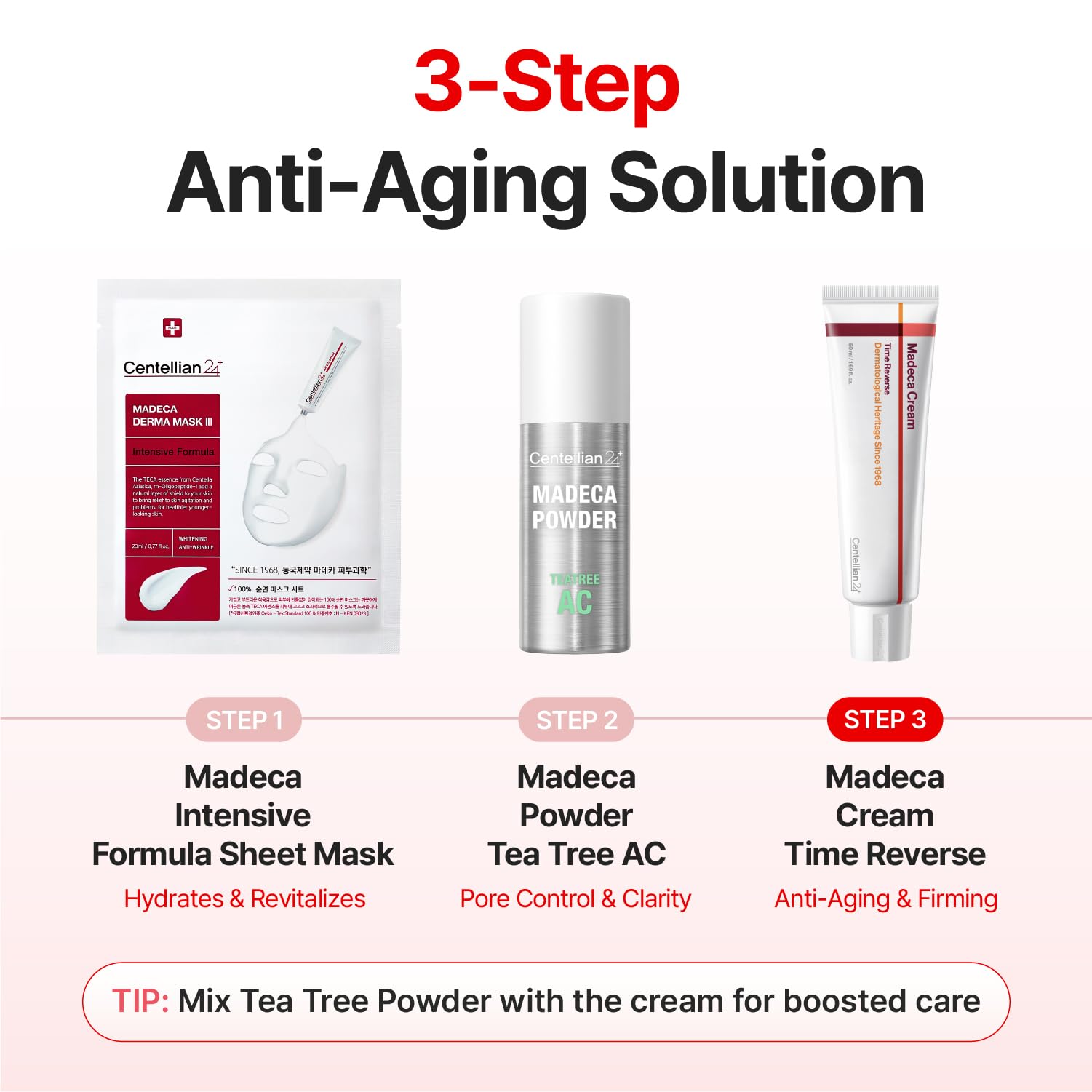 Centellian 24 Madeca Cream Time Reverse promotes even tone and natural glow