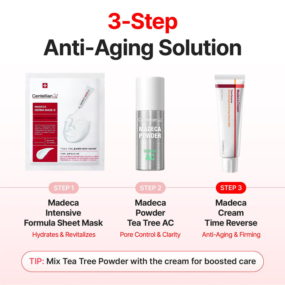 Centellian 24 Madeca Cream Time Reverse promotes even tone and natural glow