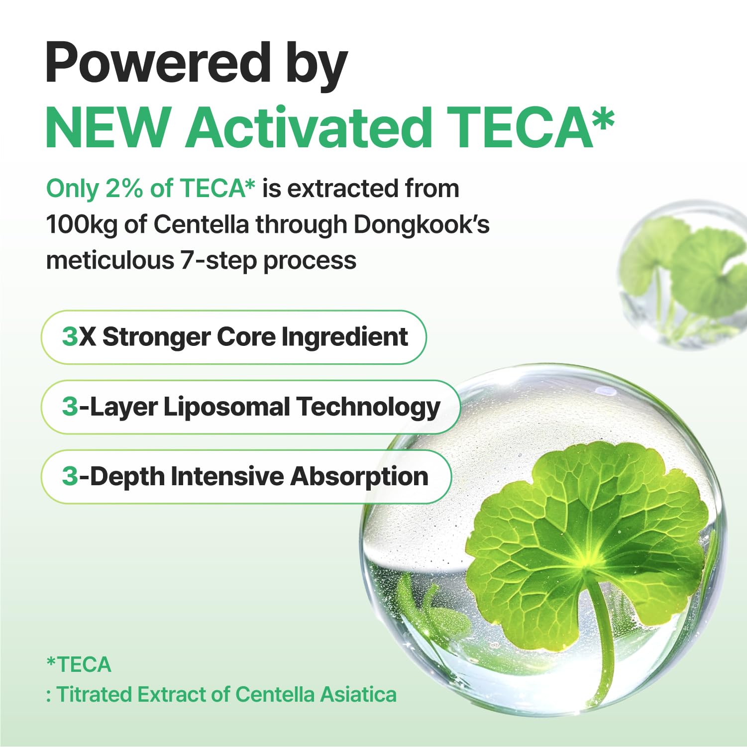 CENTELLIAN 24 Madeca Cream label detail showing TECA and key ingredients.