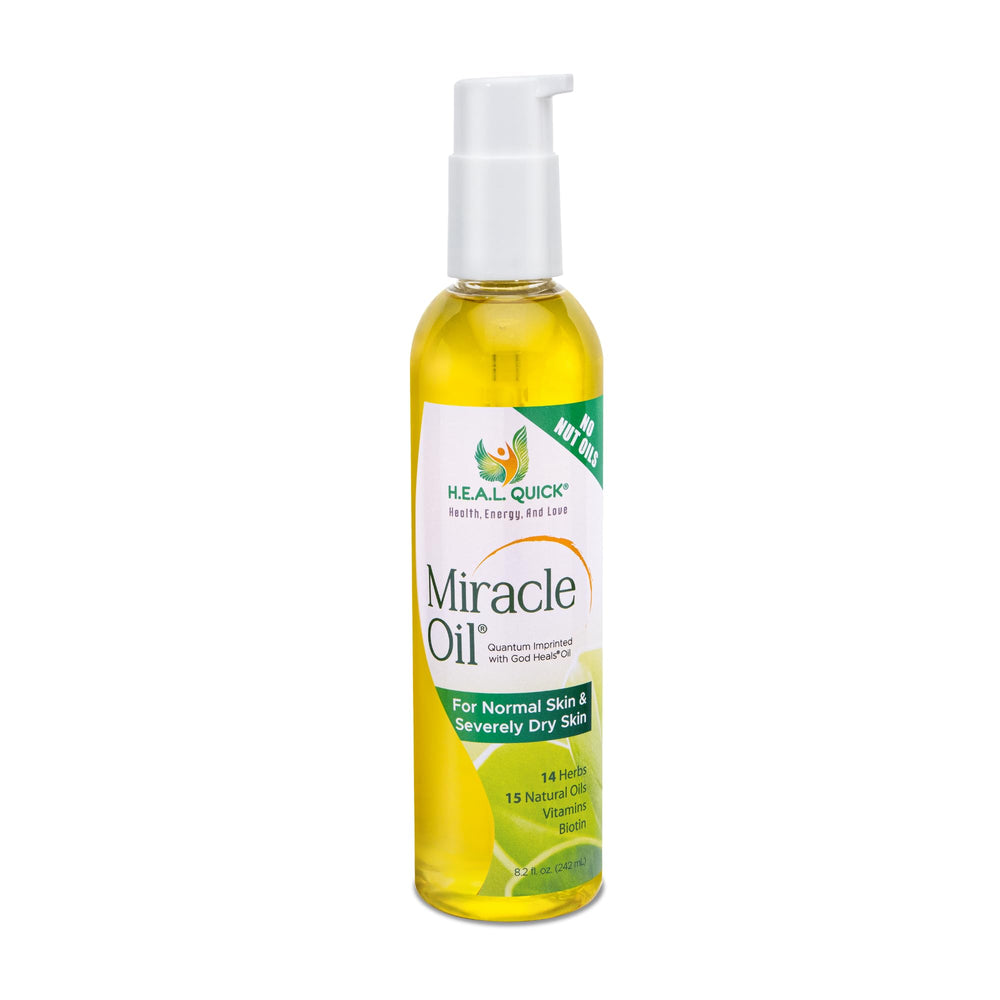 Century Systems Heal Quick Oil 8oz bottle; nutrient-rich blend for nourishing skin overnight