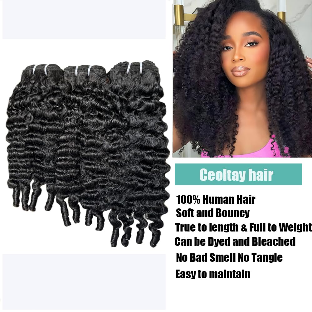 Ceoltay Burmese Curly Bundles 14-inch for versatile everyday wear and effortless styling.