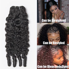 Ceoltay Burmese Curly Bundles 16-inch long hair for dramatic fullness and motion.
