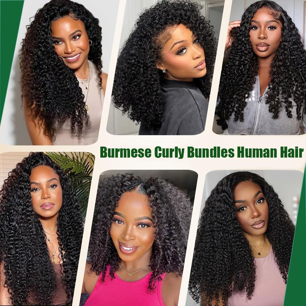 Ceoltay Burmese Curly Bundles natural black color complements many styles.
