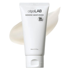cepoLAB Biogenic Moisturizer jar close-up shows smooth, lightweight hydration for daily use.