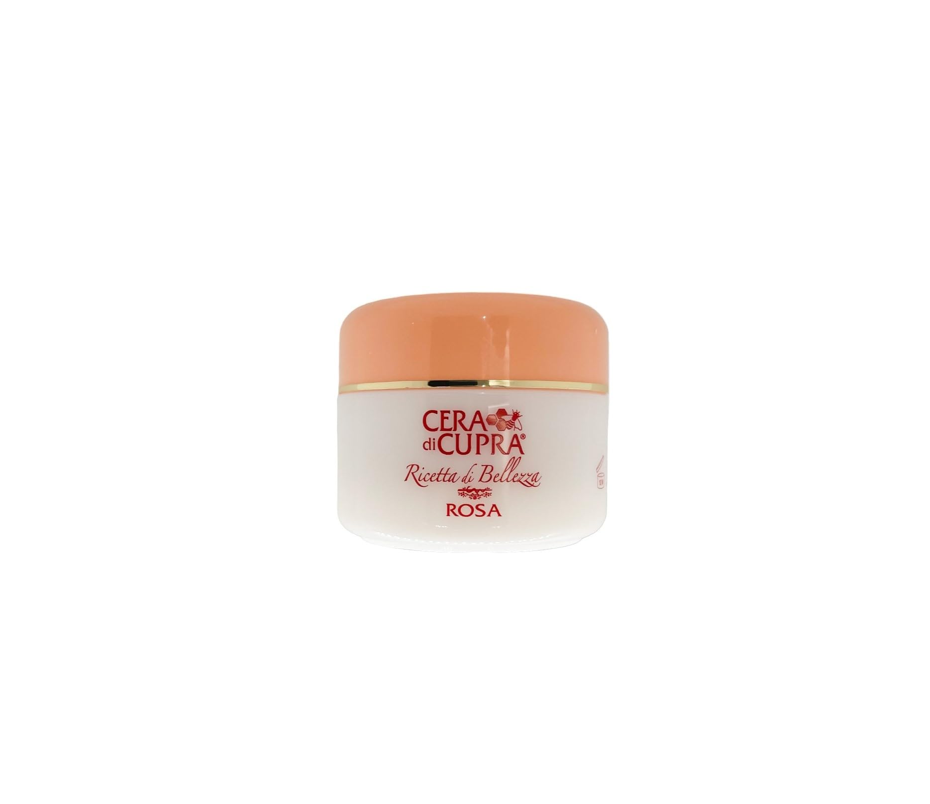Rosa Face Cream jar shows rich texture for dry skin