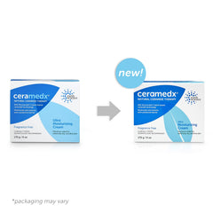 Close-up of Ceramedx formula highlighting hyaluronic acid for hydration.