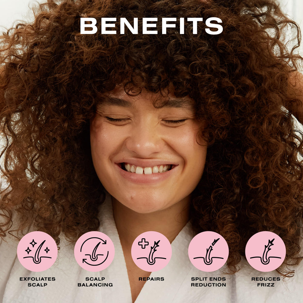 Ceremonia guava hair mask demonstrates deep conditioning for smoother strands