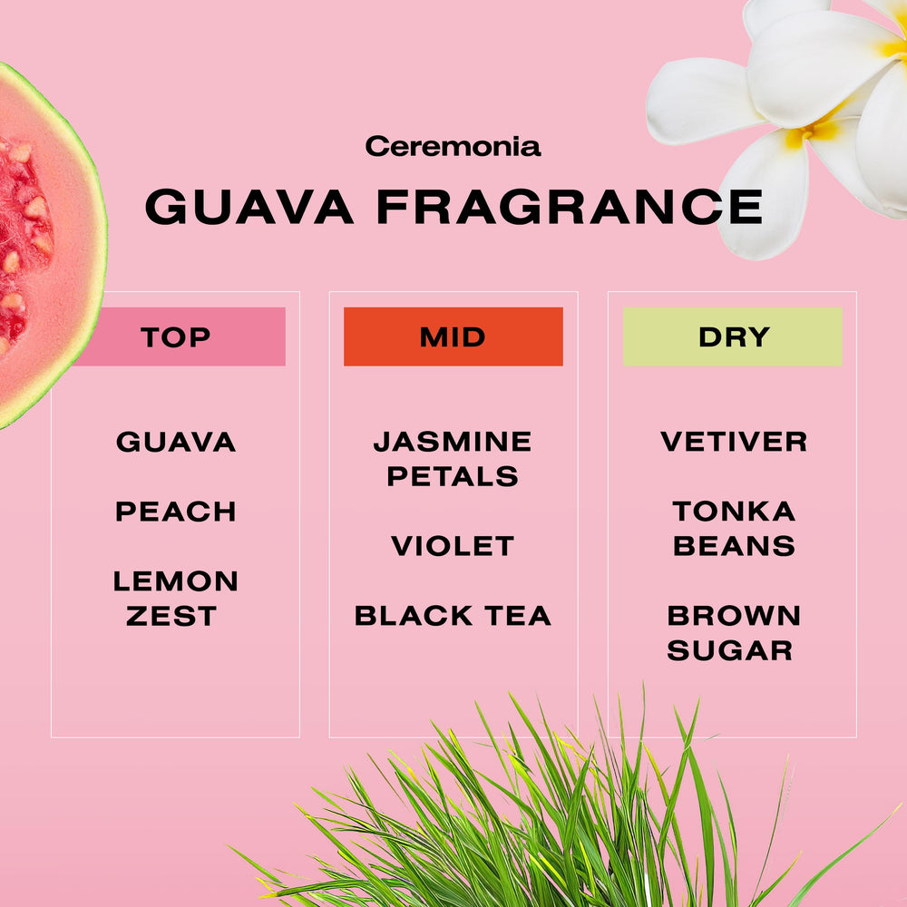 Ceremonia Guava Leave-In Conditioner hydration for all hair types bottle