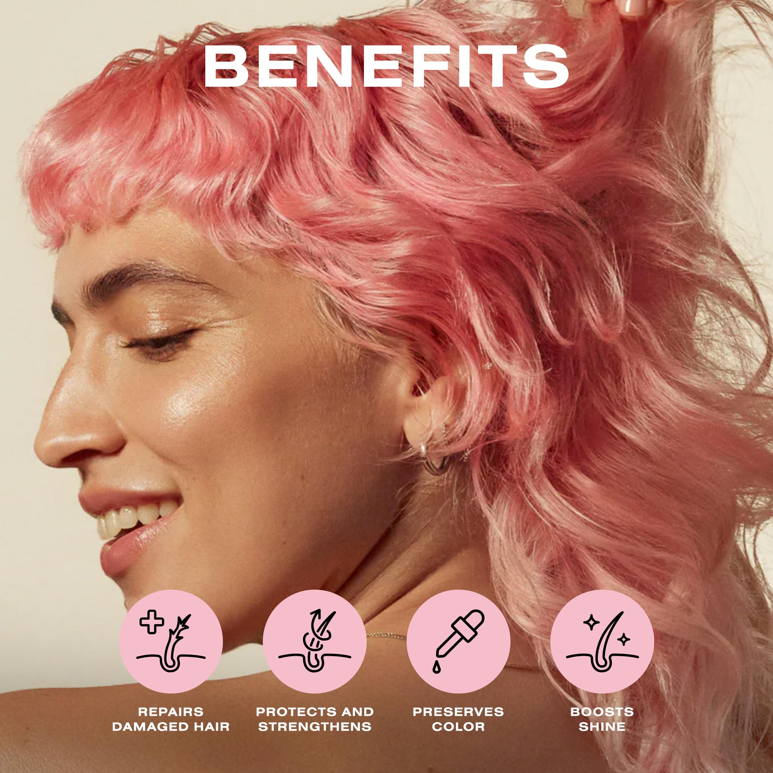 Ceremonia Guava Protect & Repair Shampoo pump for easy, even distribution.