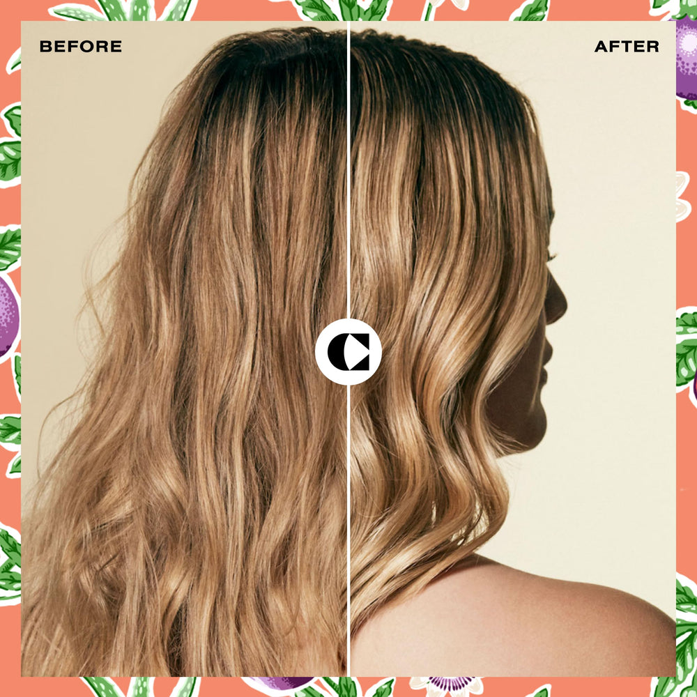 Ceremonia hair application swirl demonstrates easy distribution of the mask