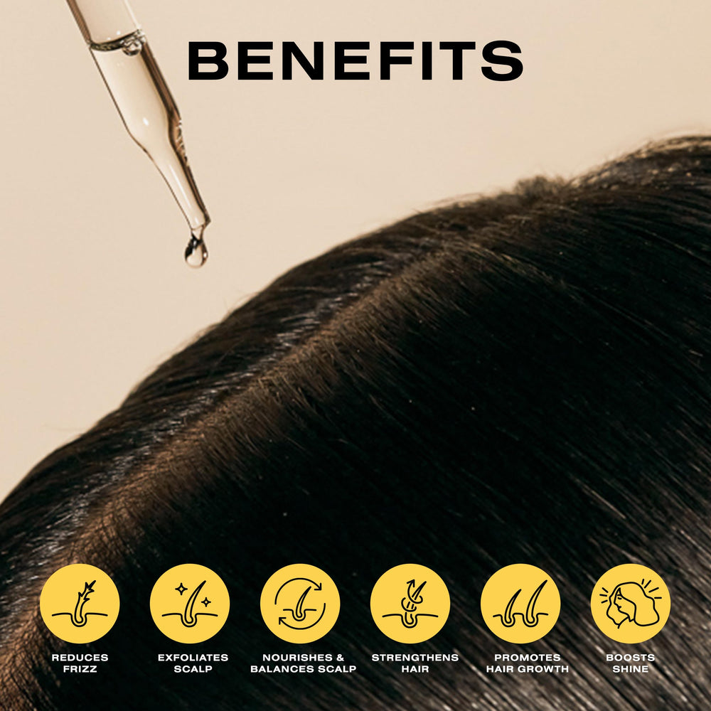 Ceremonia Moska Meadowfoam blend image supports balanced scalp and healthy hair