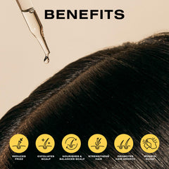 Ceremonia Moska Meadowfoam blend image supports balanced scalp and healthy hair