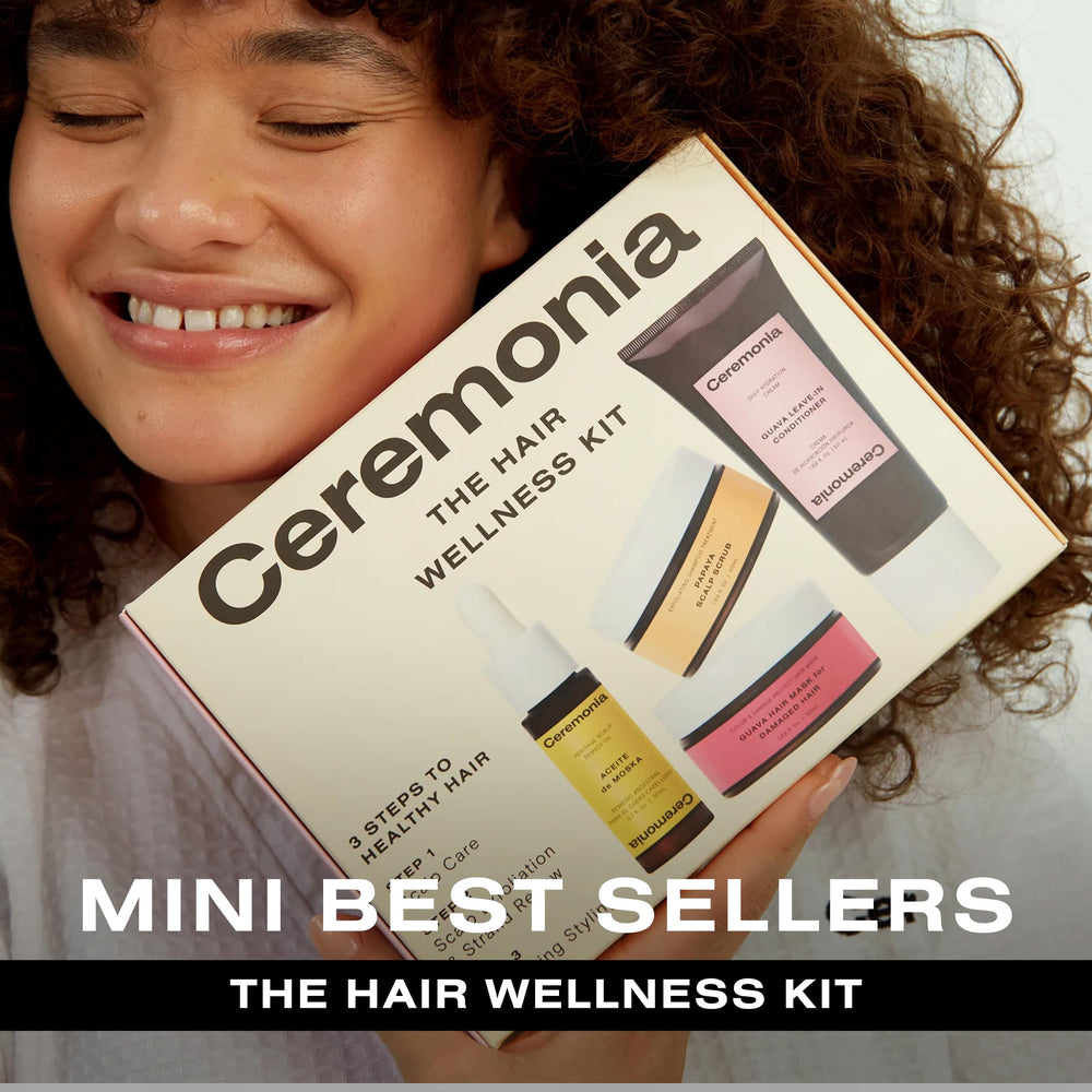 Ceremonia papaya scalp scrub highlights exfoliation to remove buildup and purify the scalp