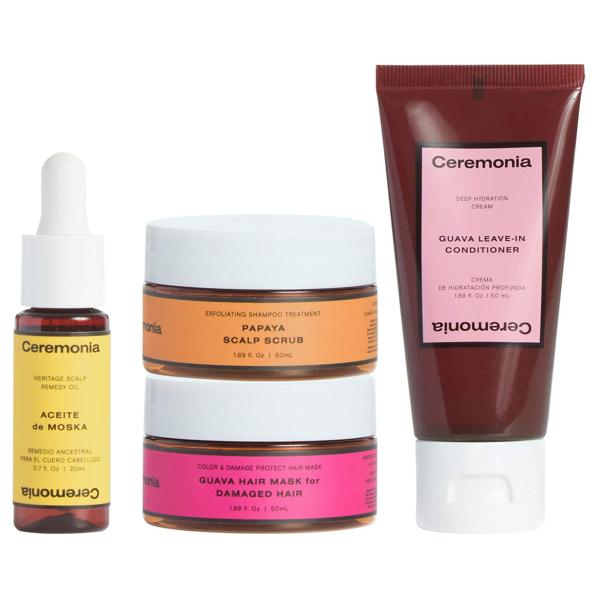 Ceremonia scalp oil pour shows a lightweight, silicone-free formula for a refreshed scalp