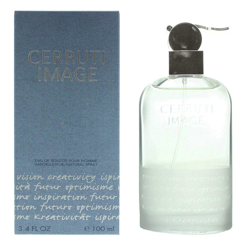 Cerruti 1881 Image Pour Homme bottle-front view, classic scent presence for daily wear.