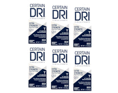 Certain Dri anti-perspirant solid six-pack front view for long-lasting protection