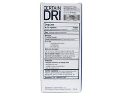 Travel-ready Certain Dri antiperspirant solid packaging