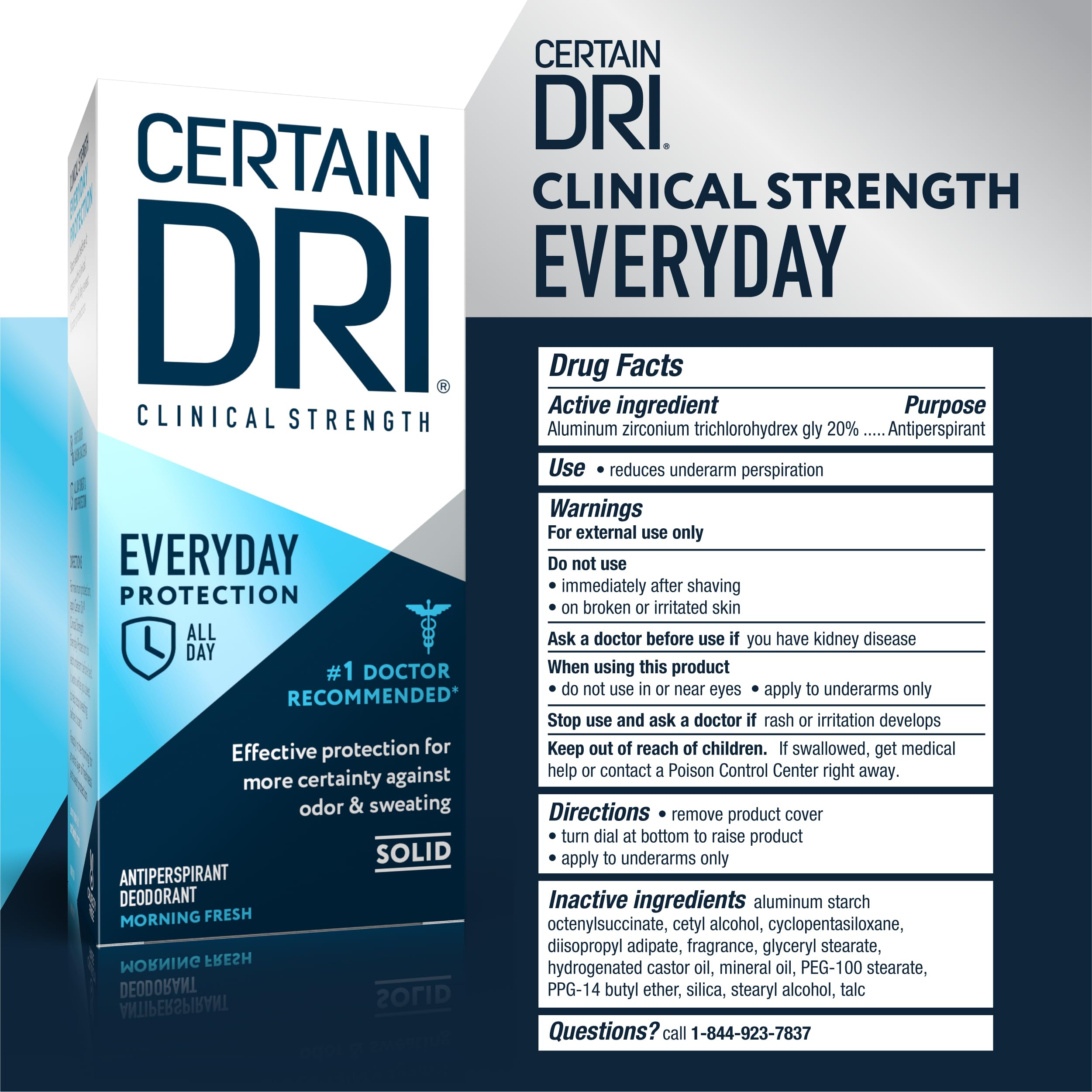 Certain Dri Everyday Strength cruelty-free packaging reflects brand values.