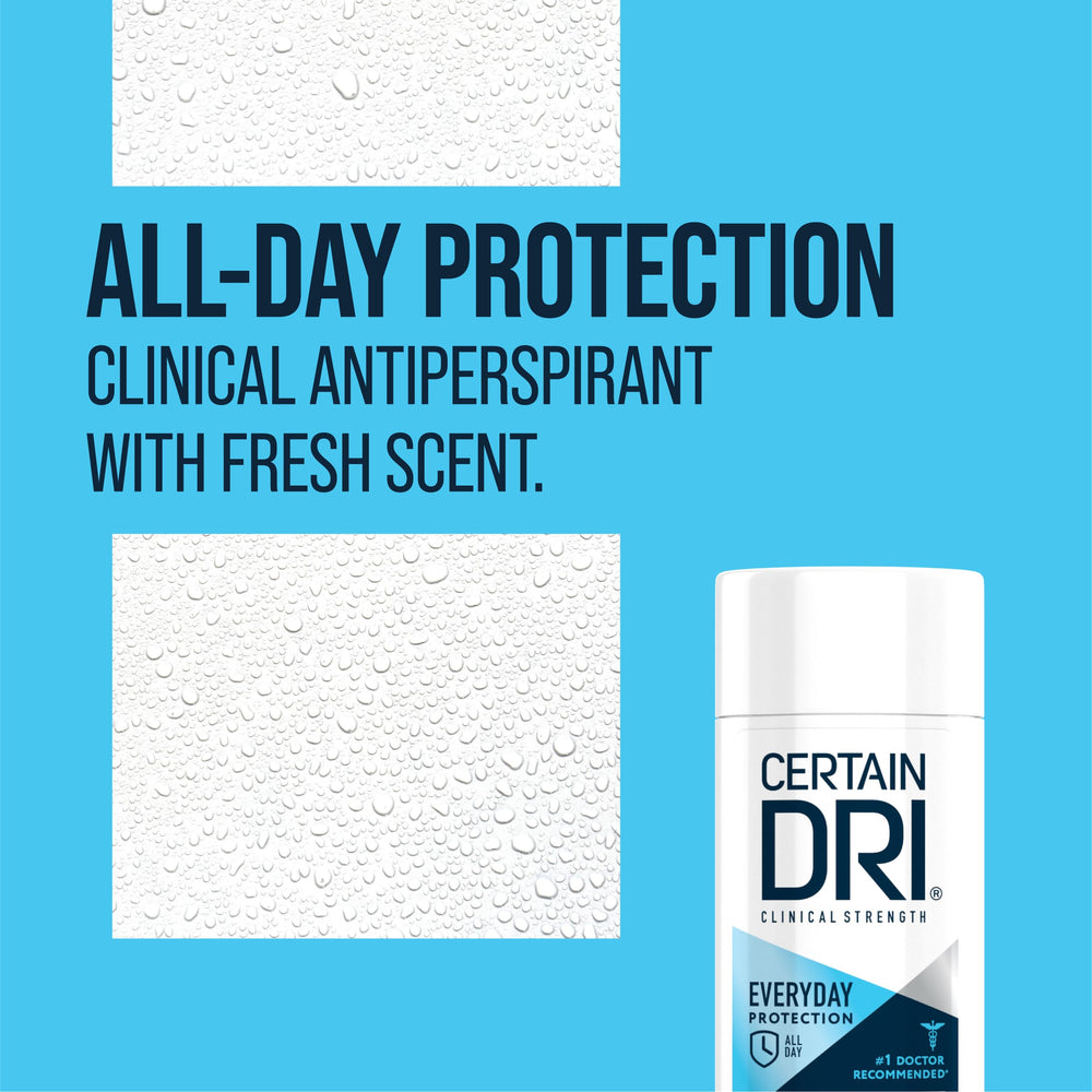 Certain Dri Everyday Strength stick application for on-the-go use
