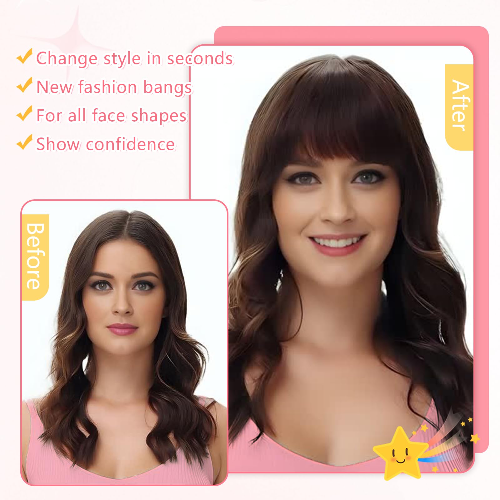 Cesomeey hair clip design stays in place with secure clips.