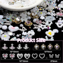 CESUSME planet nail charms create playful, dimensional accents for DIY nails