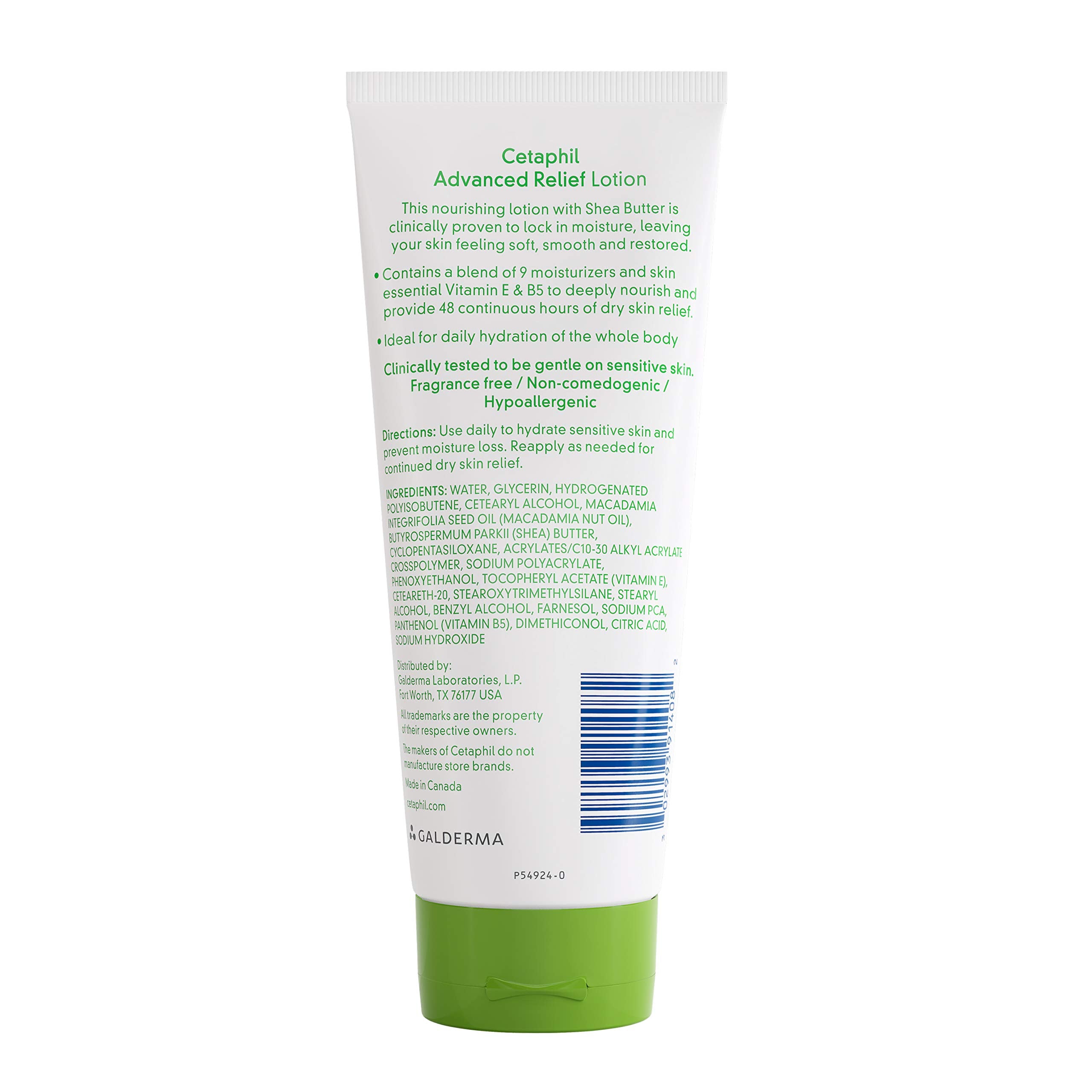 Cetaphil Advanced Relief Lotion application-setup suggests quick, simple routine.