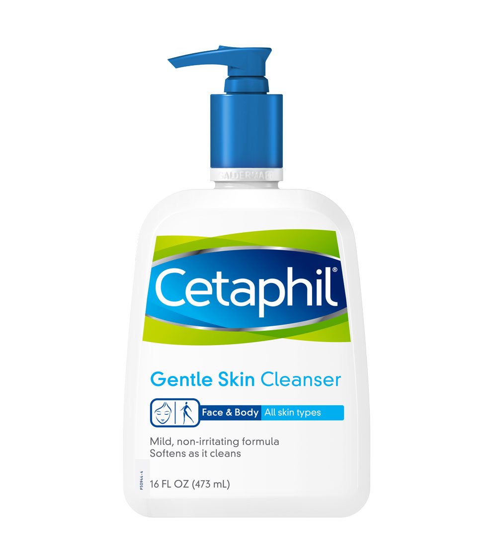 Cetaphil Gentle bottle pour for easy, gentle cleansing