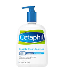 Cetaphil Gentle bottle pour for easy, gentle cleansing