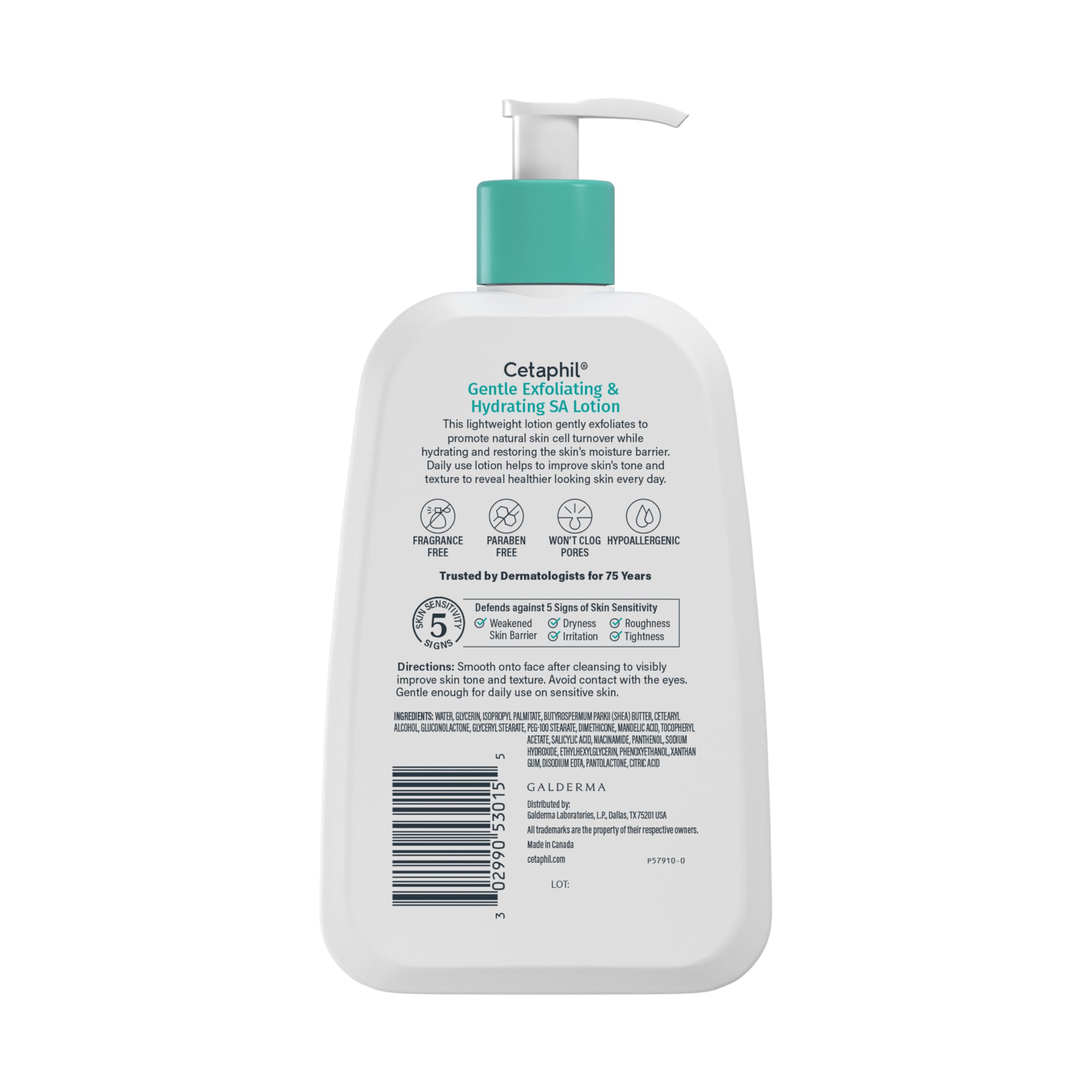 Daily-use routine shot suggests easy incorporation into morning skincare with Cetaphil.