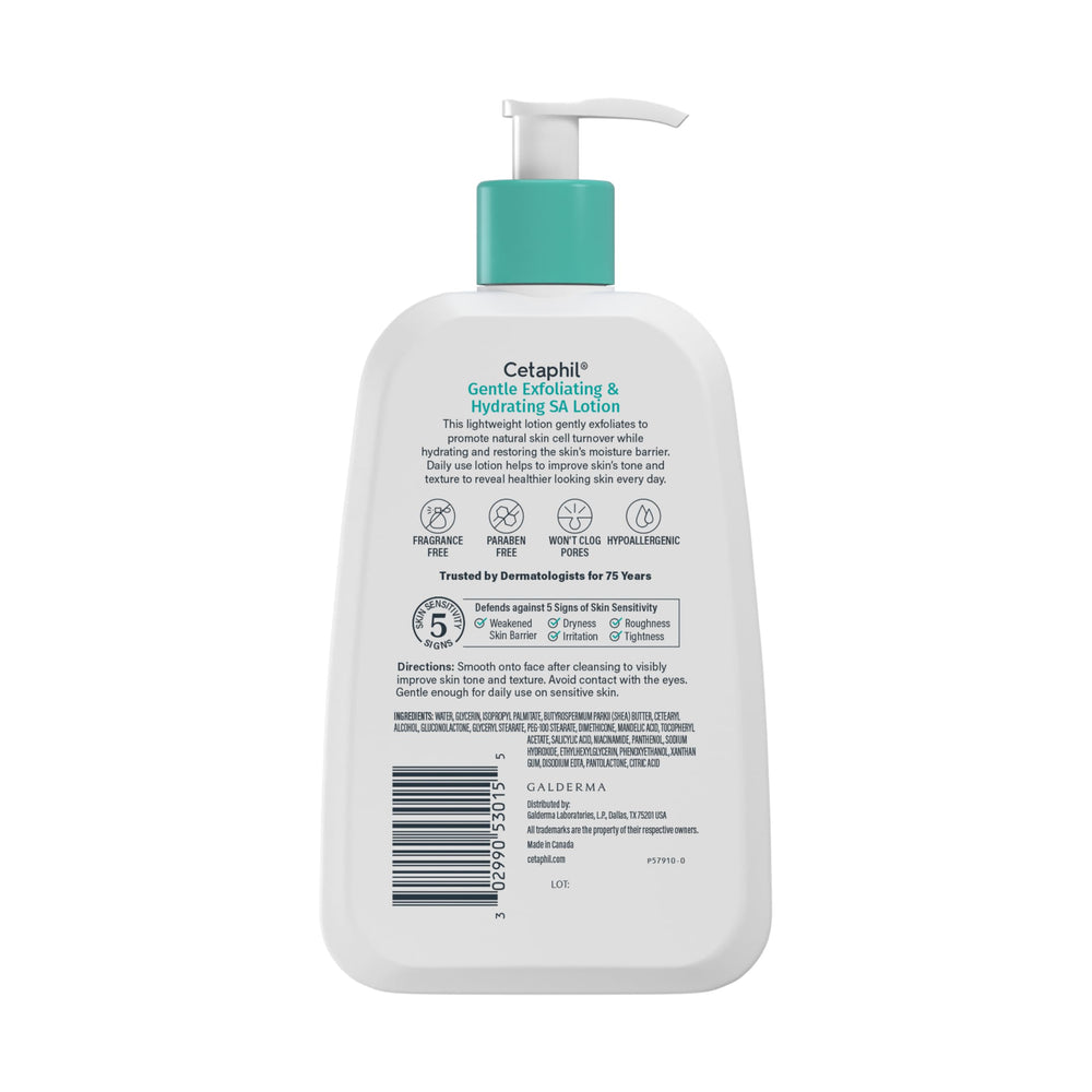 Daily-use routine shot suggests easy incorporation into morning skincare with Cetaphil.