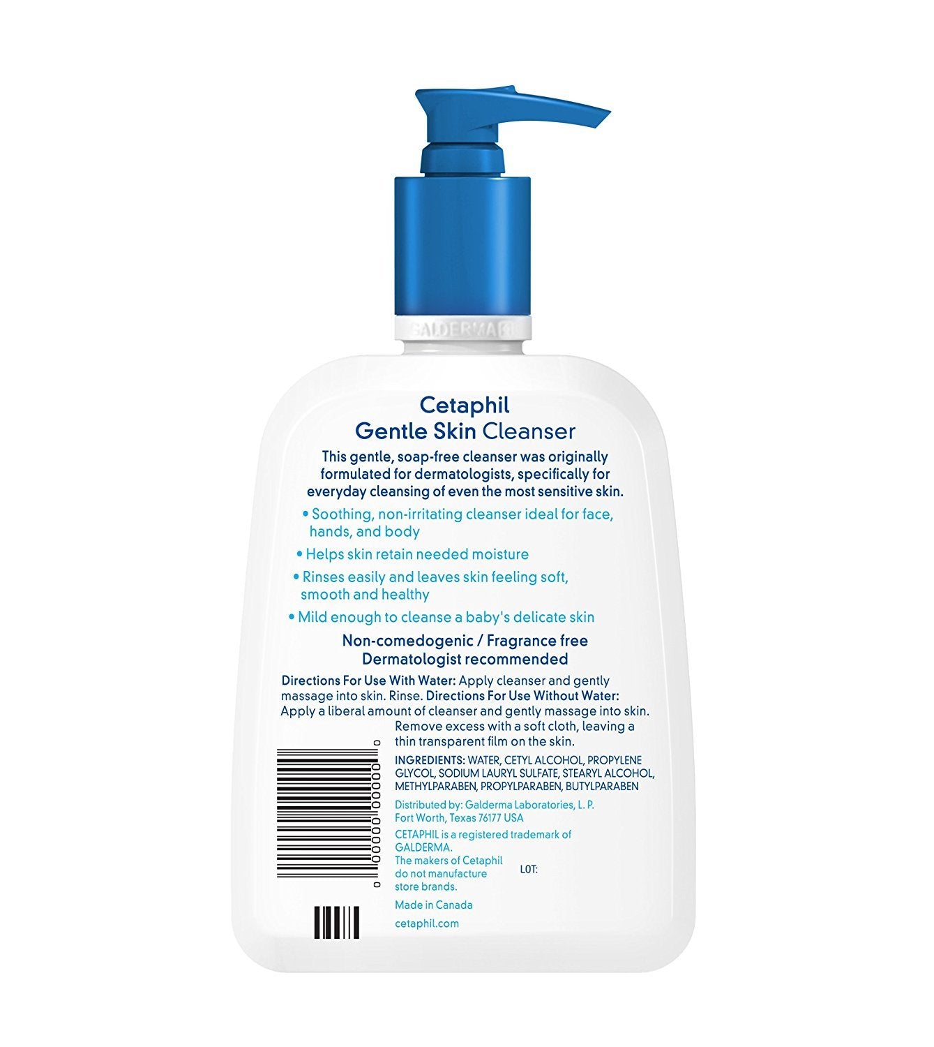 Cetaphil Gentle foam-lather for mild daily cleansing