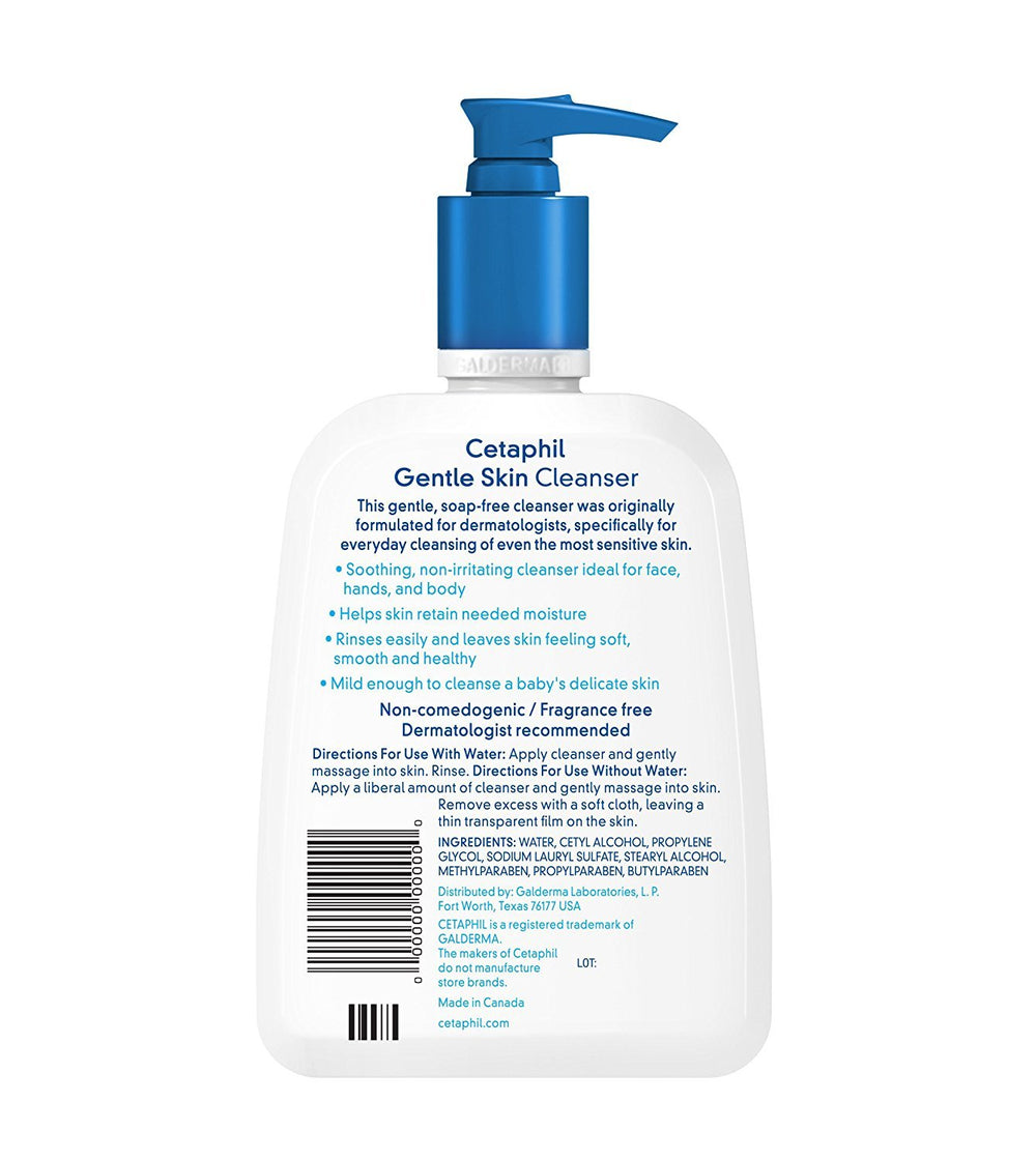 Cetaphil Gentle foam-lather for mild daily cleansing