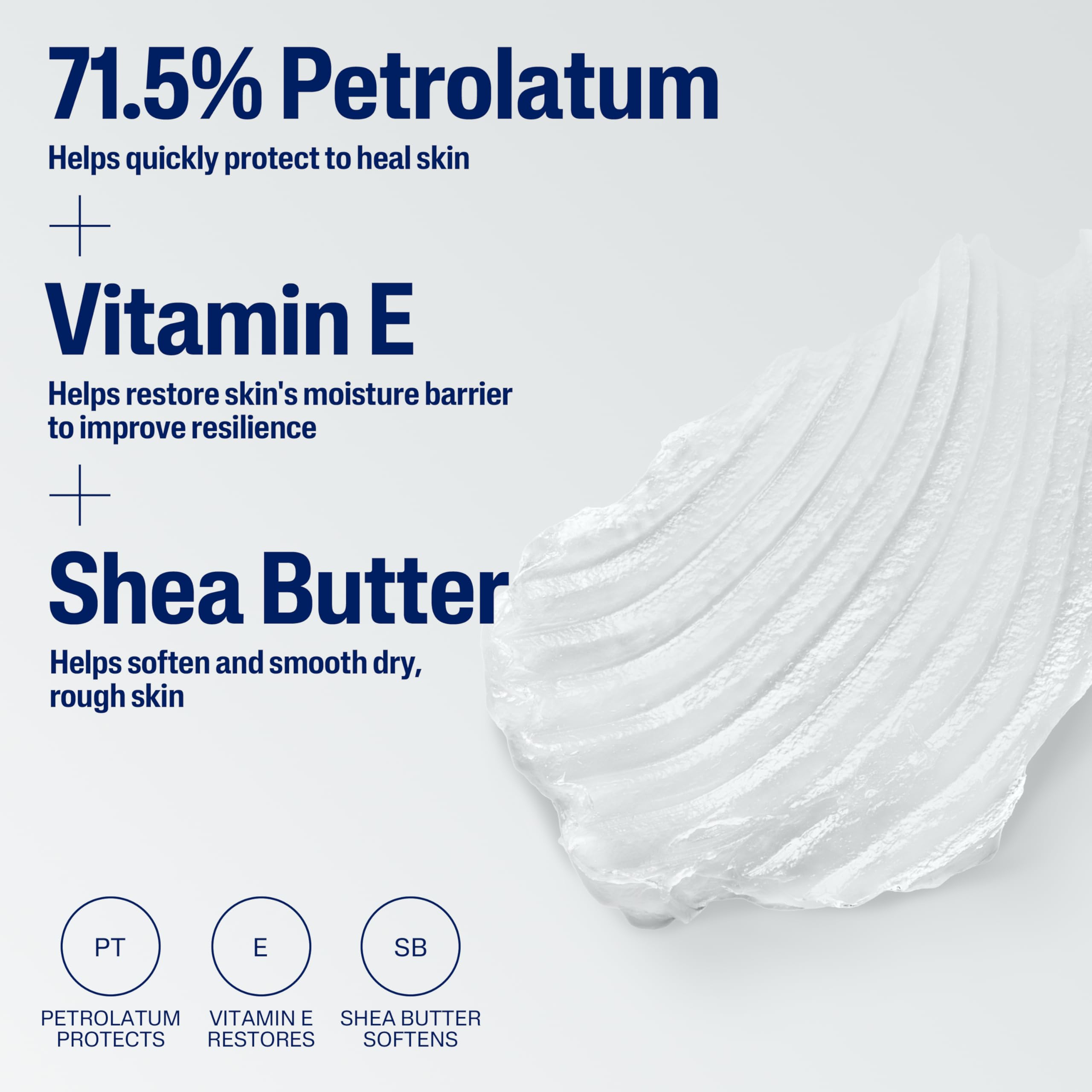 Cetaphil Healing Ointment applied to friction areas