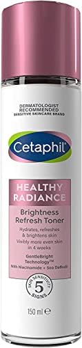 Niacinamide ingredient on label highlighting gentle brightening benefits