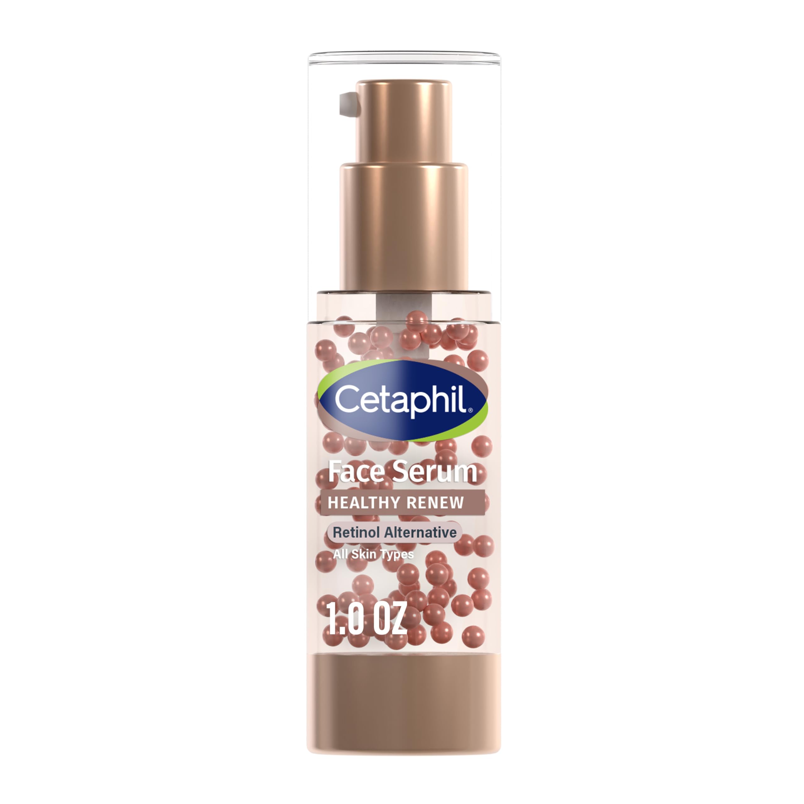 Cetaphil Healthy Renew Serum bottle front view for fragrance-free anti-aging care
