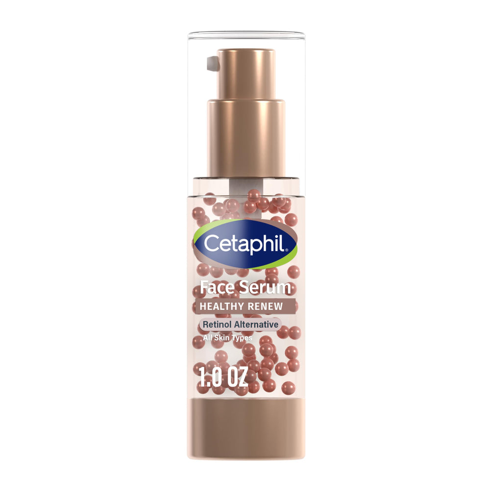 Cetaphil Healthy Renew Serum bottle front view for fragrance-free anti-aging care