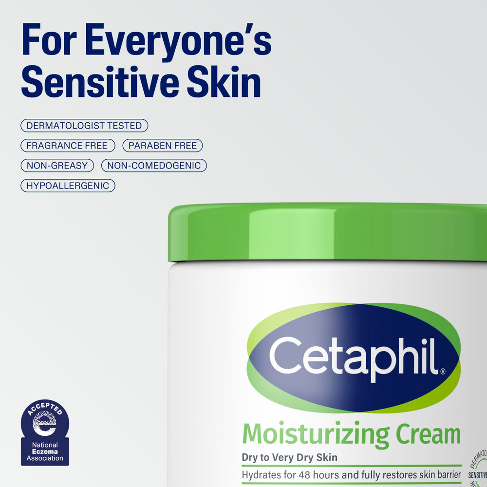 Cetaphil ingredients panel highlights vitamin E and almond oil