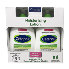 Cetaphil Moisturizing Lotion bottle delivers fragrance-free, long-lasting hydration.
