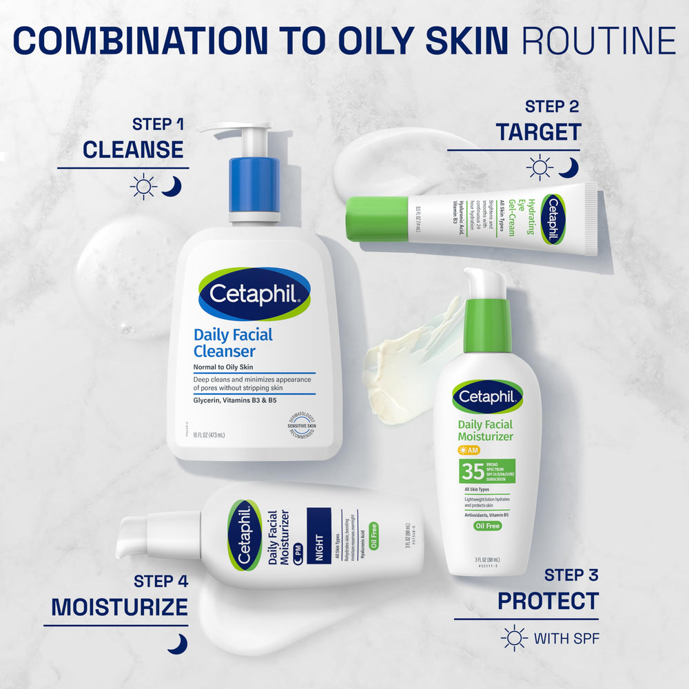 Evening skincare moment with Cetaphil Night Moisturizer in routine.