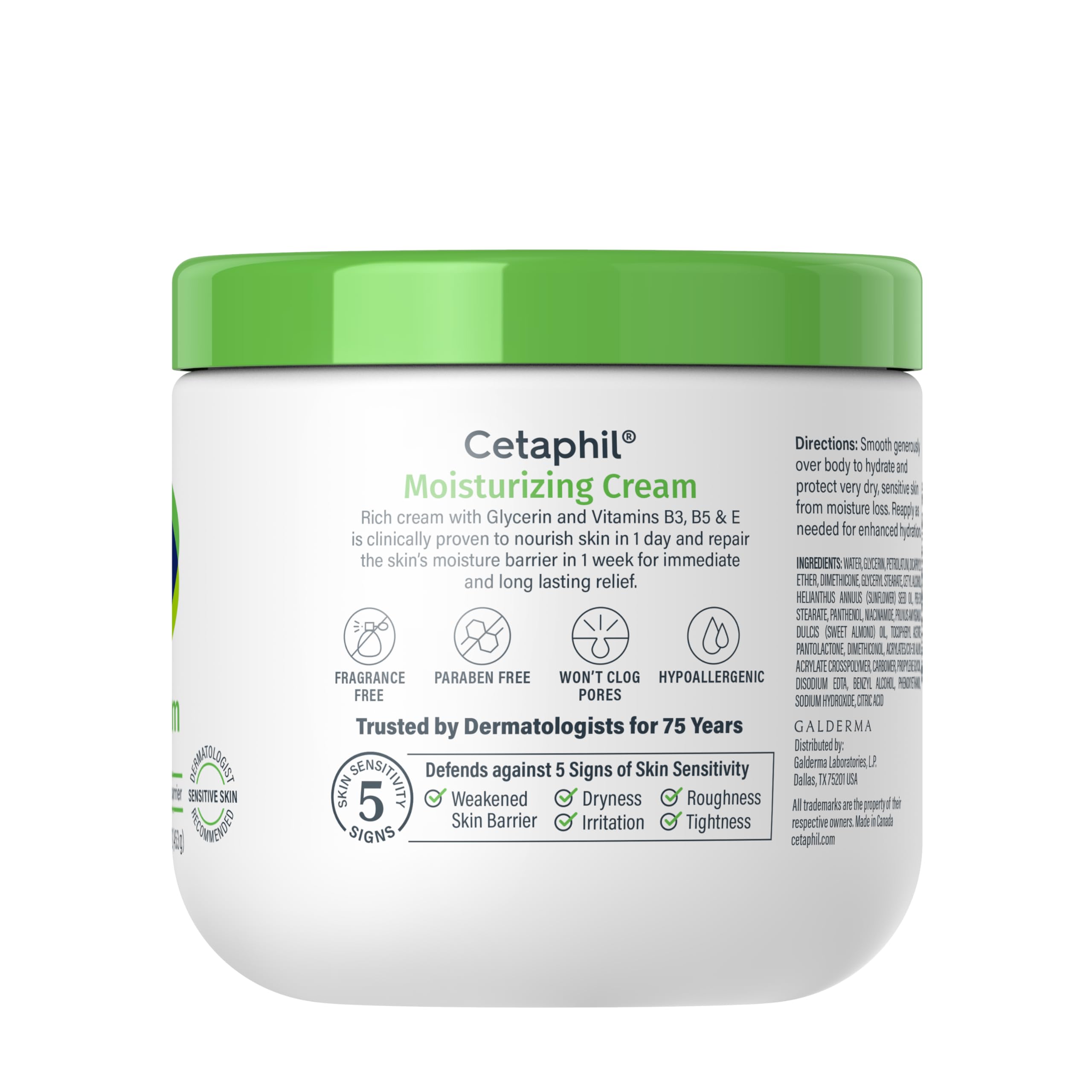 Non-greasy finish suitable for facial and body use