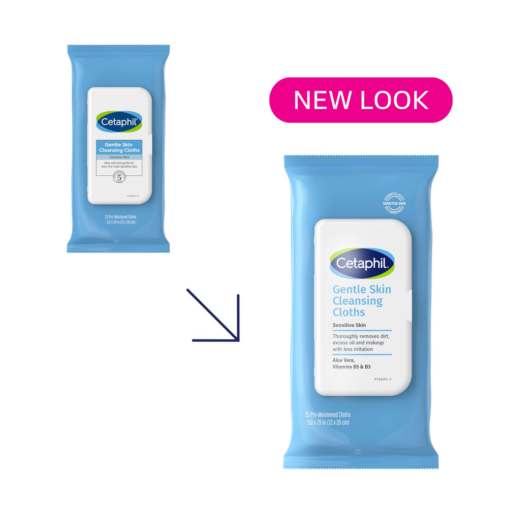 Cetaphil wipes for gym and travel, compact cleansing on the go.