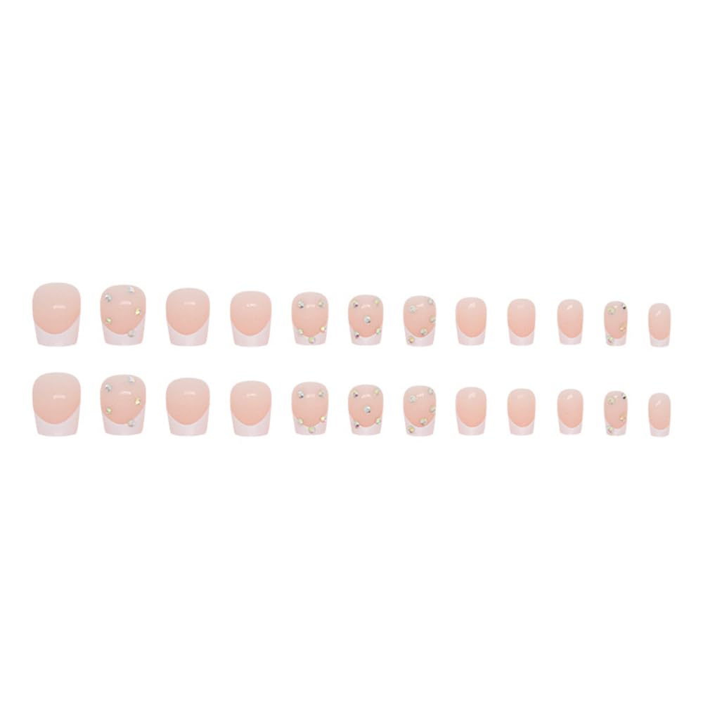CEWEWP jelly glue and nail file included for easy DIY application.