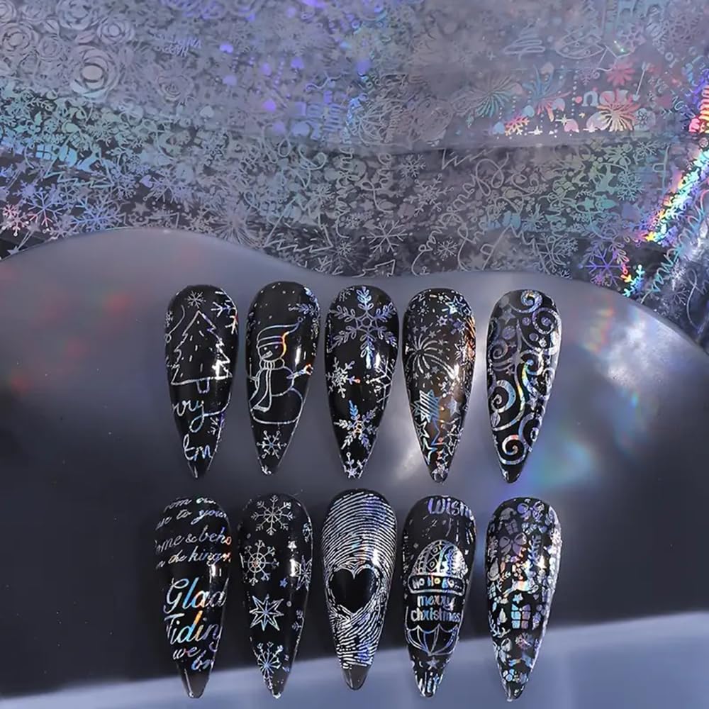 CEWEWP starry sky transfer for dreamy celestial nails