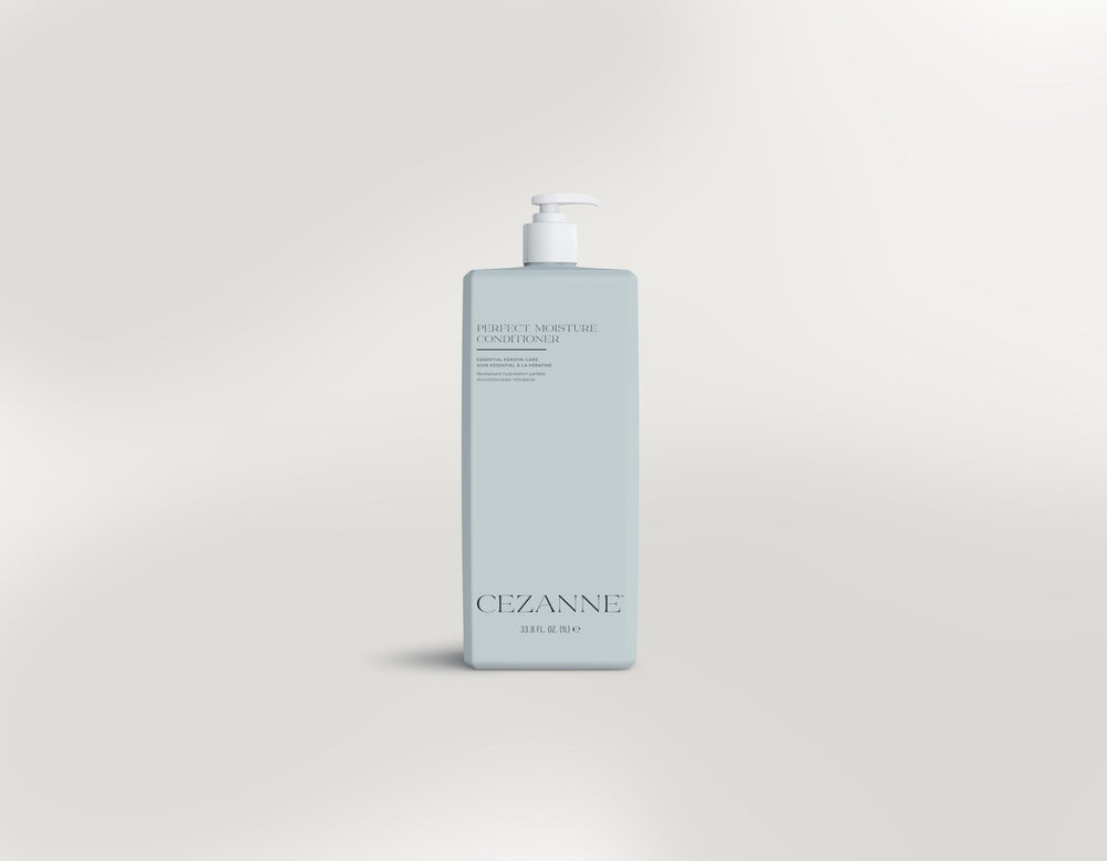 Cezanne Perfect Moisture Conditioner after use delivers shine and softness to hair.