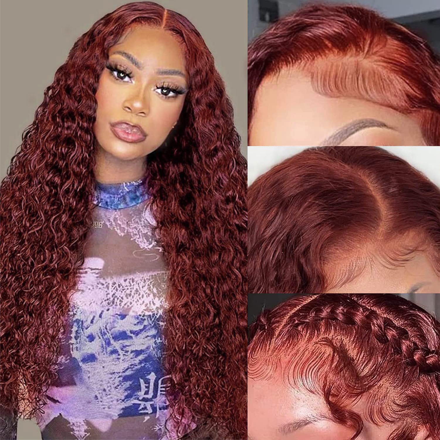 Cfaimity 30 inch deep wave wig ideal for fashion looks